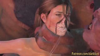 Animated girl seems to have many kinks in her original design, because she can not stop fucking