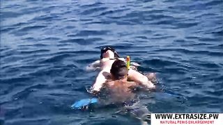 Sabine Mallory went diving with her secret lover and got nailed under water, until she came