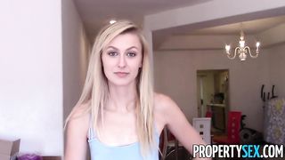 Sexy teen was hired as a babysitter, but she ended up having sex with her boss