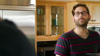 Black guy is about to fuck Nikita Von James because her boyfriend is neglecting her
