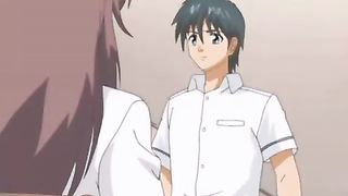 Cartoon babe is screaming from pleasure while boyfriend is fucking her and ejaculating inside her