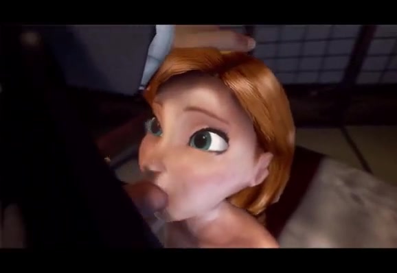 Cartoon babes, Anna and Elsa are having group sex adventures while they are not working