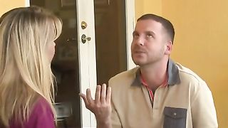 Sweet lady prommised to her best friend that she will keep her husband completely satisfied