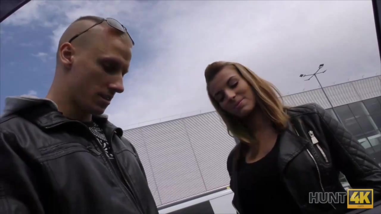 Sassy lady and a horny stranger are having a real sex action, while in the car