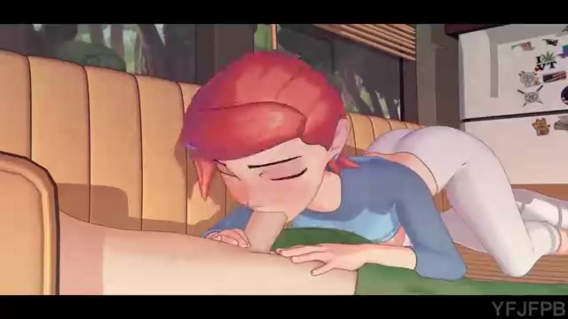 Red haired, cartoon babe, Gwen is fucking Ben just because she likes his huge cock