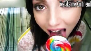 Horny GF caught watching porn and gets nailed