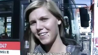 Ilona takes cash for public sex