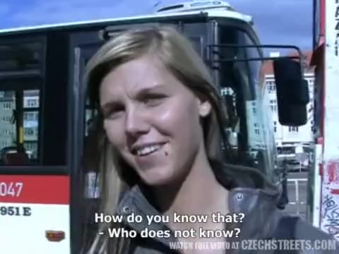 Ilona takes cash for public sex