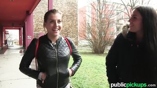 Mofos - Euro Chick Flashes Ass for Cash