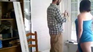 repairmen reparing my wife
