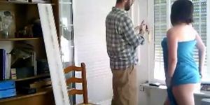 repairmen reparing my wife