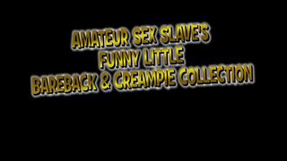 Multiple cocks and creampies for sex slave wife