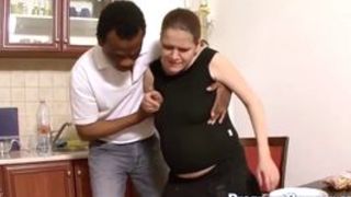 Black Dick for Pregnant Slut.