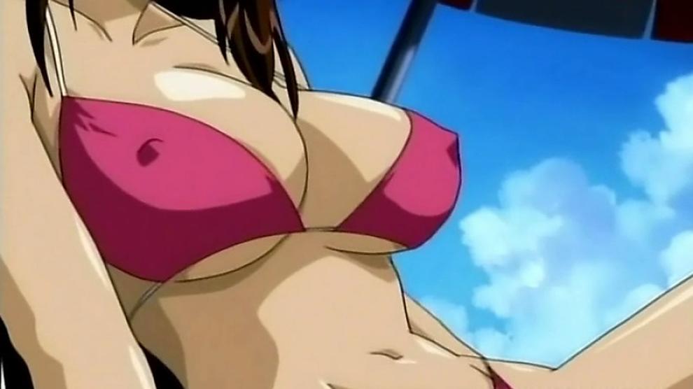 Anime sex slave in ropes pussy drilled hard in group