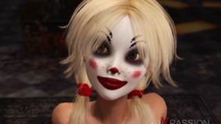 Joker Fucks Hard a Sexy Clown Lady in An Abandoned Boy Scout Camp
