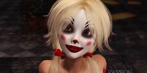 Joker Fucks Hard a Sexy Clown Lady in An Abandoned Boy Scout Camp