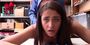 Real Teens Ass Fucked After Stealing
