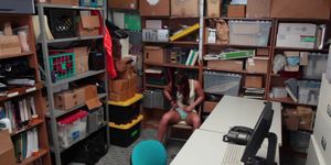 Davina Davis blows the LP Officers massive cock