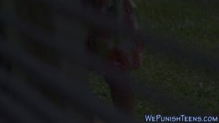 Dominated teen pounded