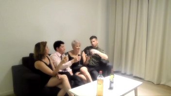 Orgy with my sister and two strangers we met in a bar