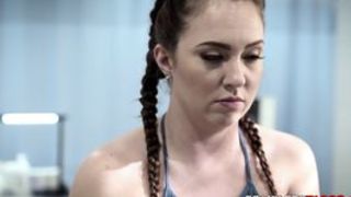 Finger fucked kinky slut takes cock