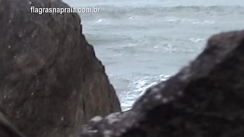 German tourist films naked swinging couples having sex and changing wives on the beachside in Buzios - Brazil