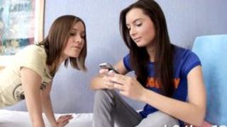 Sexual lesbo girls relax