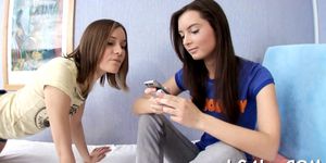 Sexual lesbo girls relax