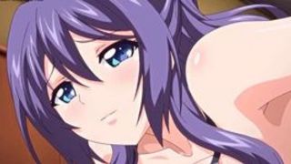 Busty anime gets asshole rammed