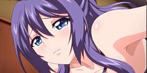 Busty anime gets asshole rammed