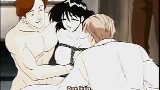 Bondage Japanese anime hot riding cock