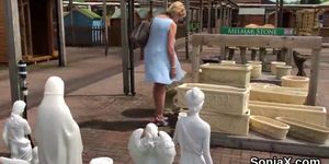 Cheating uk milf lady sonia reveals her massive titties