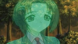 Horny anime naked dude fucking a sexy ghost outdoor
