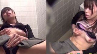 Japanese babe on spy cam secretly filmed