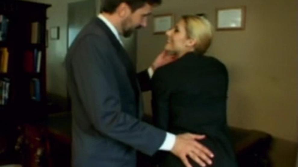 office slut crystal rae anal stockings