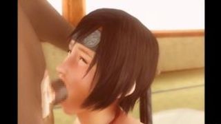 3D teenie Asian rammed by BBC man
