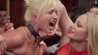 Bdsm orgy rough sex and vibrating