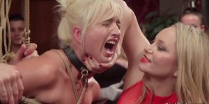 Bdsm orgy rough sex and vibrating