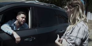 College teen Cadence Lux ends up fucking with strangers