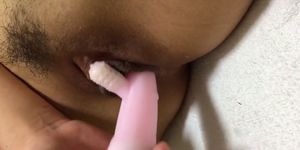 Japanese cutie met on Milfsexdating Net masturbating her wet and tight pussy