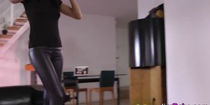 British babe gets licked