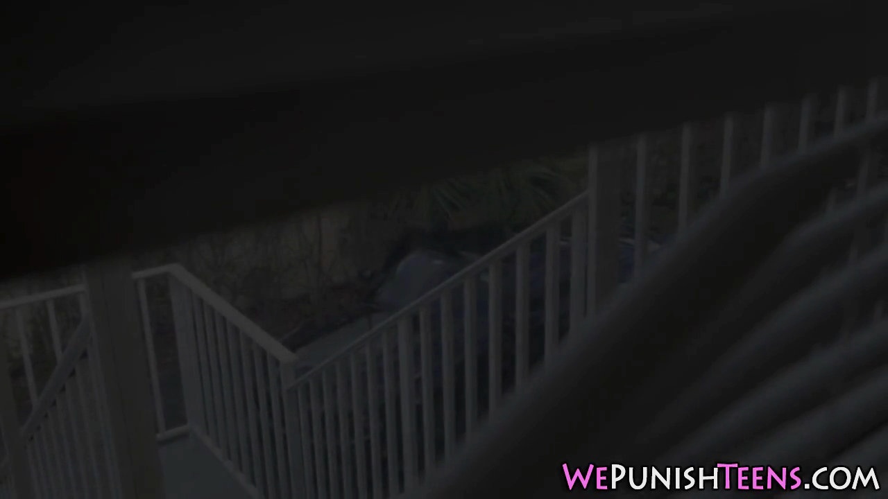 Teen slave fucked tied up