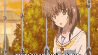 Bondage hentai coed gangbang and splash cum
