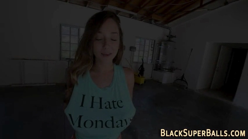 Teen pussy fucked by BBC