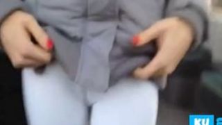 HORNY BABE GIVING A BLOWJOB ON A TRAIN