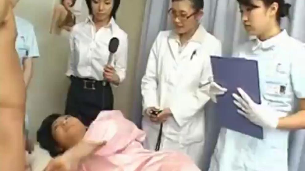 Asian wife is examining female workers part5