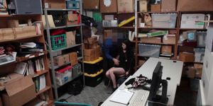 Ivy Aurora swallows the LP Officers fat cock