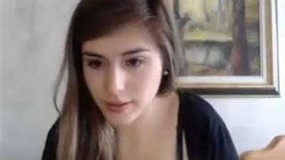 Cute colombian masturbating in camc