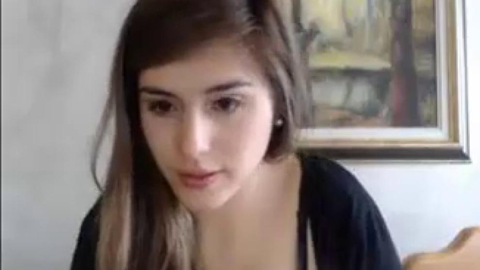 Cute colombian masturbating in camc