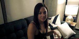 Amara Romani receives a hardcore fuck courtesy of step bros cock